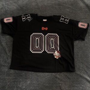 Hello Kitty Black Graphic T-Shirt